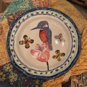 Beautiful dinner plate from Anthropologie by French artist Nathalie Lete